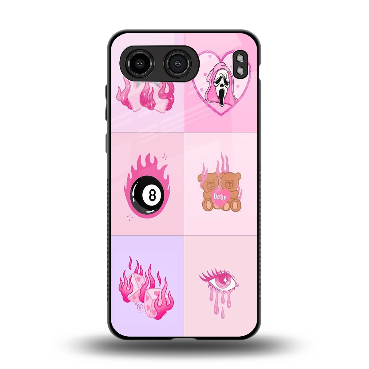 Ghostly Adorable back phone cover | glass case for oneplus nord 4