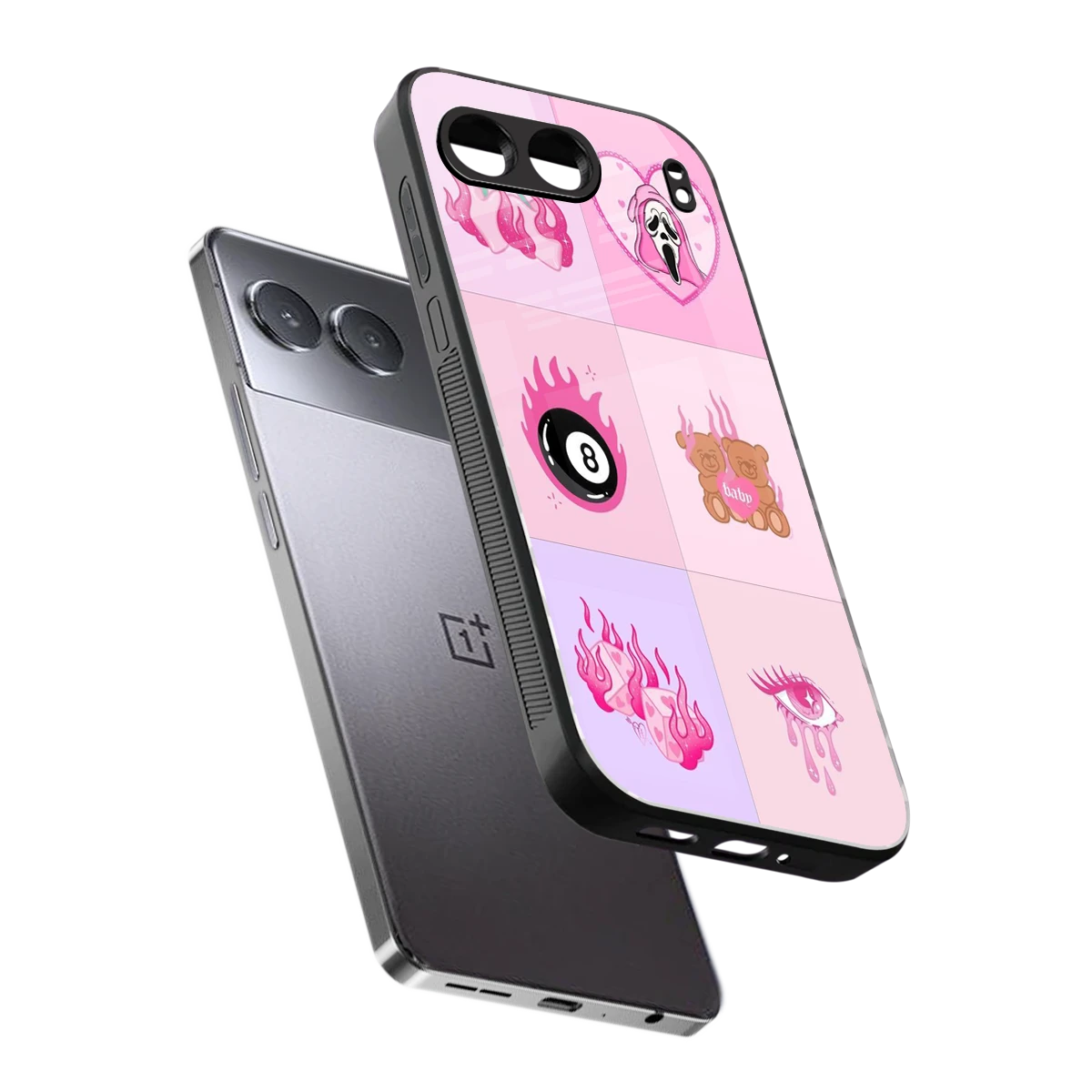 Ghostly Adorable sleek oneplus nord 4 cover with tempered glass back and TPU edges