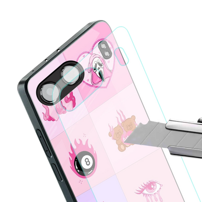 Ghostly Adorable stylish phone case for oneplus nord 4 | glossy glass and slim fit