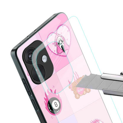 Ghostly Adorable stylish phone case for oneplus nord ce 3 | glossy glass and slim fit