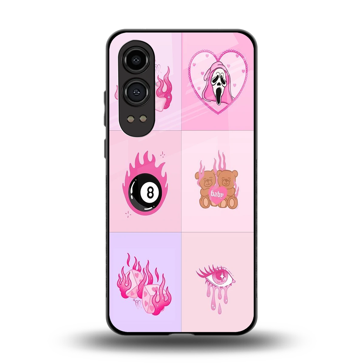 Ghostly Adorable back phone cover | glass case for oneplus nord ce 4 lite
