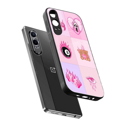 Ghostly Adorable sleek oneplus nord ce 4 lite cover with tempered glass back and TPU edges