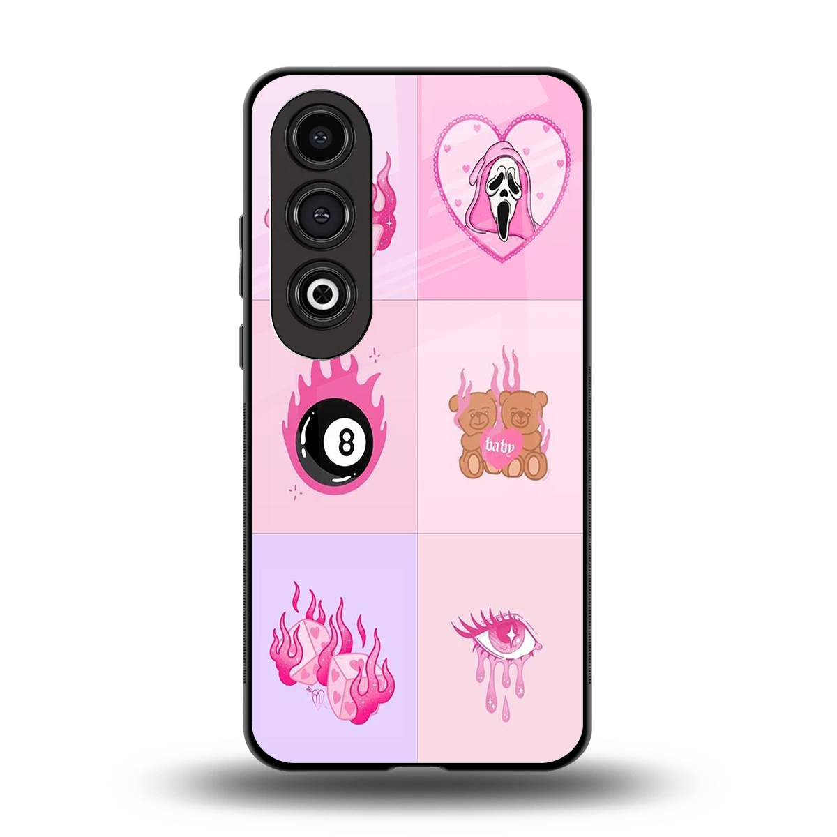 Ghostly Adorable back phone cover | glass case for oneplus nord ce 4