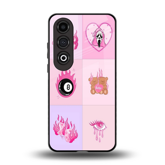 Ghostly Adorable back phone cover | glass case for oneplus nord ce 4