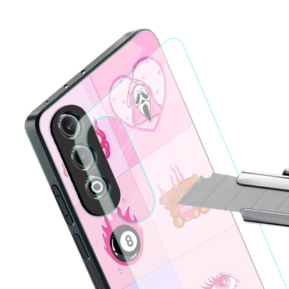 Ghostly Adorable stylish phone case for oneplus nord ce 4 | glossy glass and slim fit