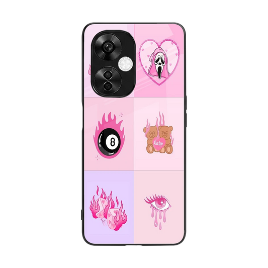 Ghostly Adorable back phone cover | glass case for oneplus nord ce 3 lite