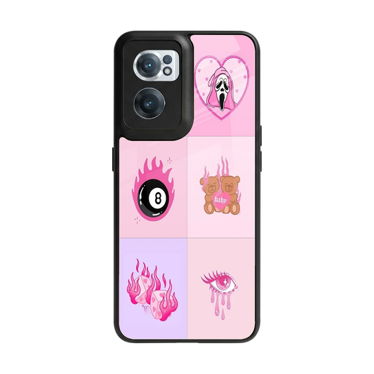 Ghostly Adorable back phone cover | glass case for oneplus nord ce 2