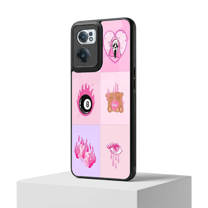 Ghostly Adorable oneplus nord ce 2 mobile cover | shockproof glass phone case