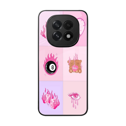 Ghostly Adorable back phone cover | glass case for oppo f29 5g
