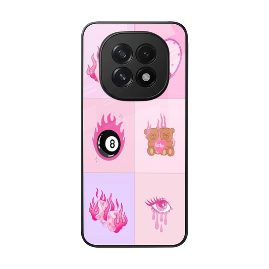Ghostly Adorable back phone cover | glass case for oppo f29 5g