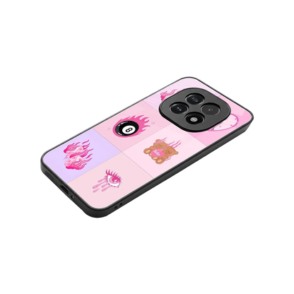 Ghostly Adorable stylish phone case for oppo f29 5g | glossy glass and slim fit