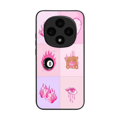 Ghostly Adorable back phone cover | glass case for oppo f31 pro 5g