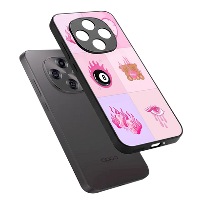 Ghostly Adorable sleek oppo f31 pro 5g cover with tempered glass back and TPU edges