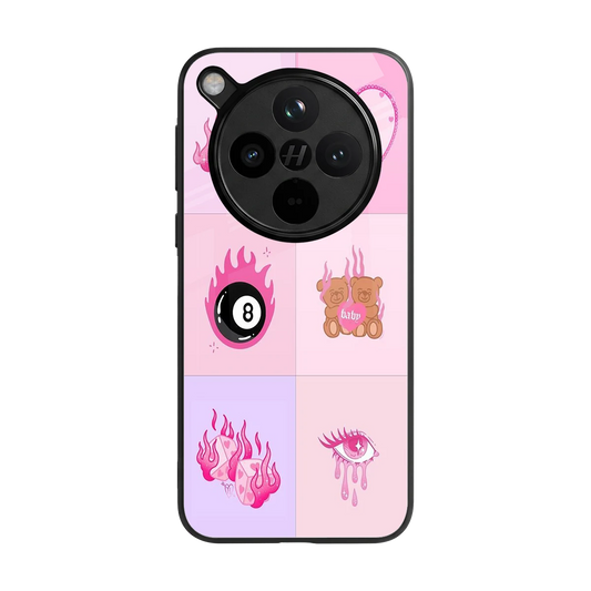 Ghostly Adorable back phone cover | glass case for oppo find x8