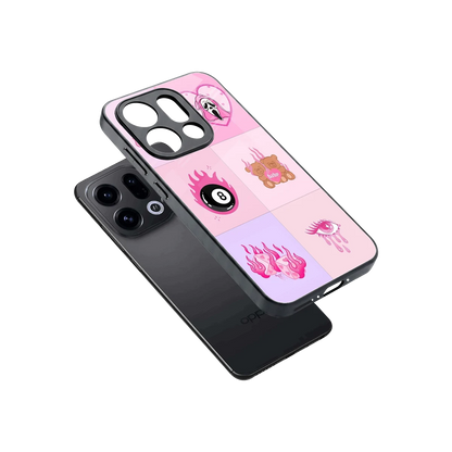 Ghostly Adorable sleek oppo find x9 cover with tempered glass back and TPU edges