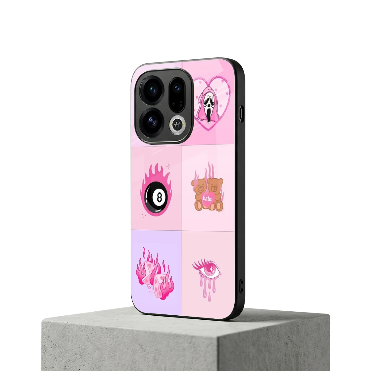 Ghostly Adorable oppo find x9 mobile cover | shockproof glass phone case