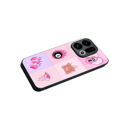 Ghostly Adorable stylish phone case for oppo find x9 | glossy glass and slim fit