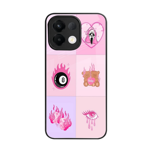 Ghostly Adorable back phone cover | glass case for oppo k13 5g