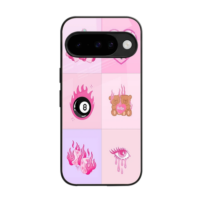 Ghostly Adorable back phone cover | glass case for google pixel 10