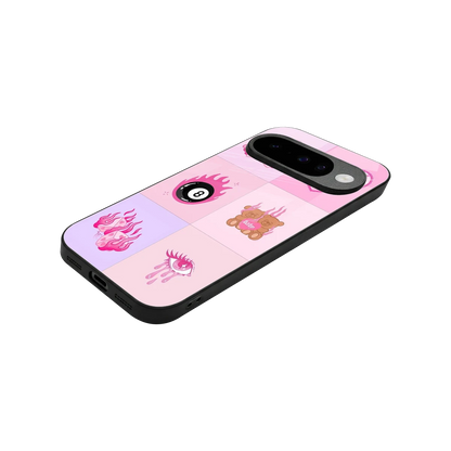 Ghostly Adorable stylish phone case for google pixel 10 | glossy glass and slim fit