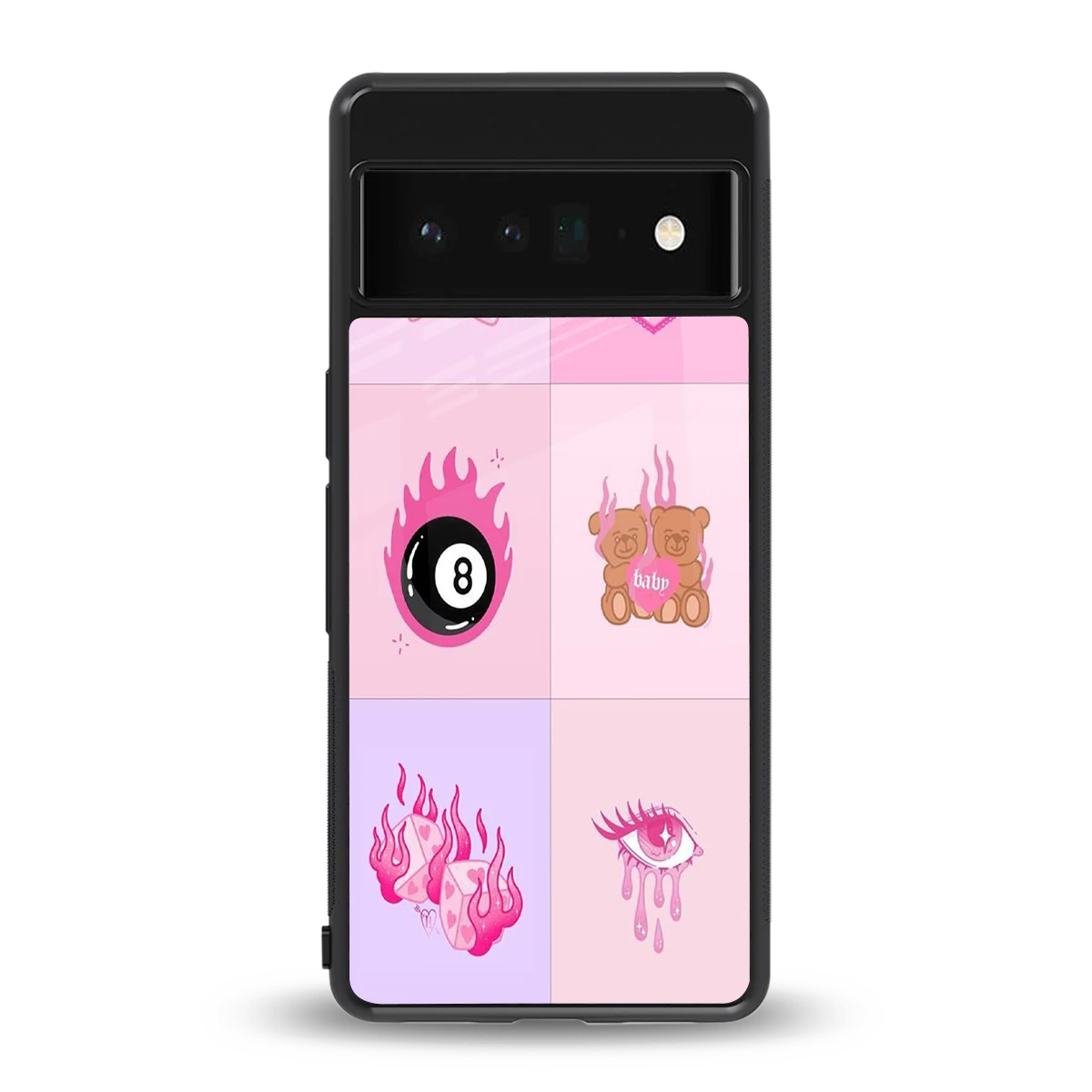 Ghostly Adorable back phone cover | glass case for google pixel 6 pro