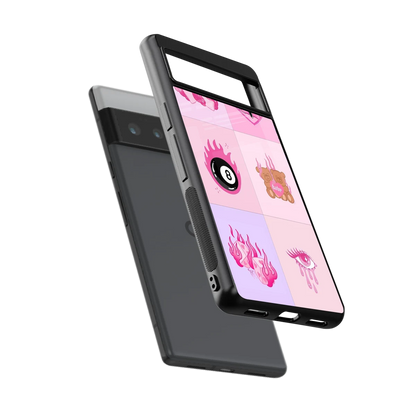 Ghostly Adorable sleek google pixel 6 pro cover with tempered glass back and TPU edges