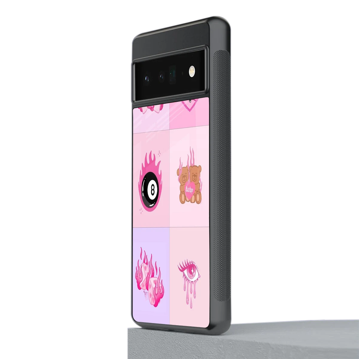 Ghostly Adorable stylish phone case for google pixel 6 pro | glossy glass and slim fit