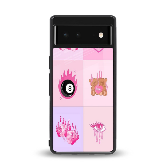 Ghostly Adorable back phone cover | glass case for google pixel 6a