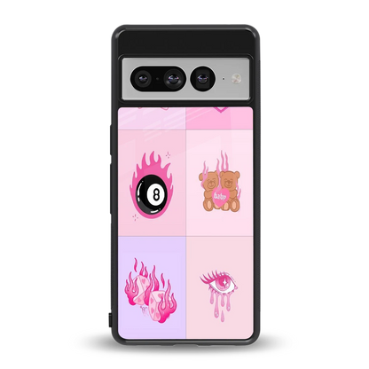 Ghostly Adorable back phone cover | glass case for google pixel 7 pro