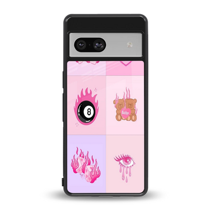 Ghostly Adorable back phone cover | glass case for google pixel 7