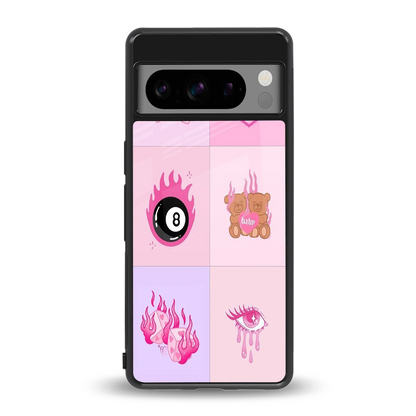 Ghostly Adorable back phone cover | glass case for google pixel 8 pro