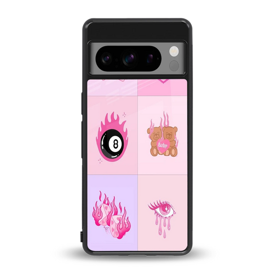 Ghostly Adorable back phone cover | glass case for google pixel 8 pro