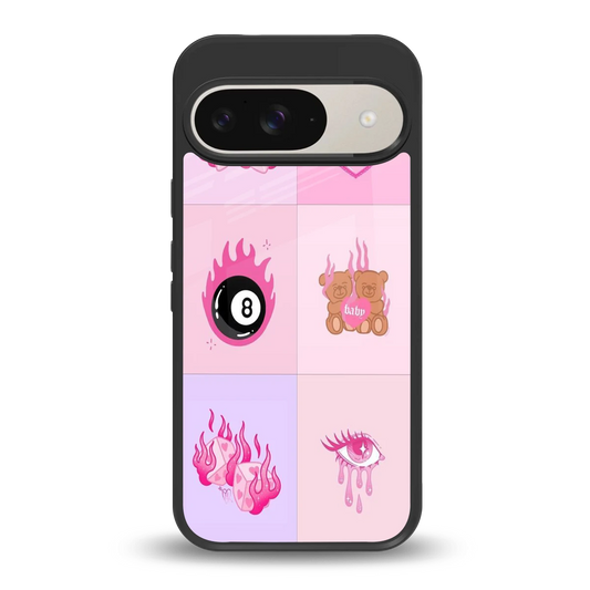 Ghostly Adorable back phone cover | glass case for google pixel 9