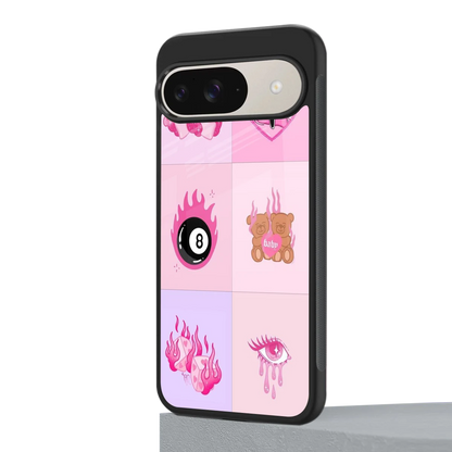 Ghostly Adorable google pixel 9 mobile cover | shockproof glass phone case