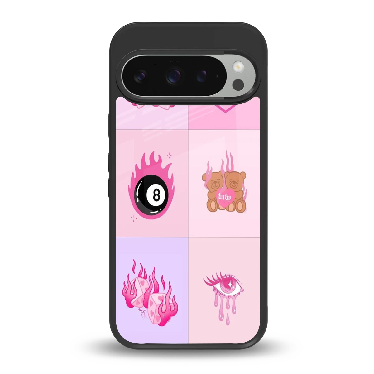 Ghostly Adorable back phone cover | glass case for google pixel 9 pro xl