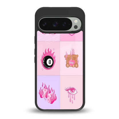 Ghostly Adorable back phone cover | glass case for google pixel 9 pro xl