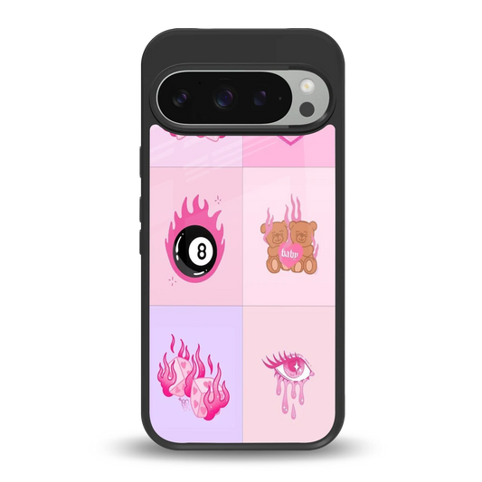 Ghostly Adorable back phone cover | glass case for google pixel 9 pro xl