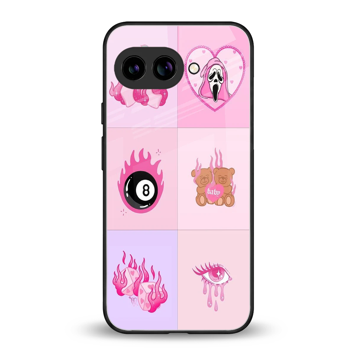 Ghostly Adorable back phone cover | glass case for google pixel 10a