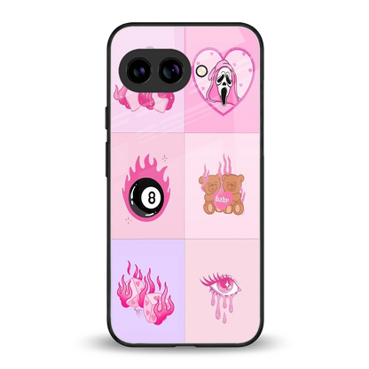 Ghostly Adorable back phone cover | glass case for google pixel 10a