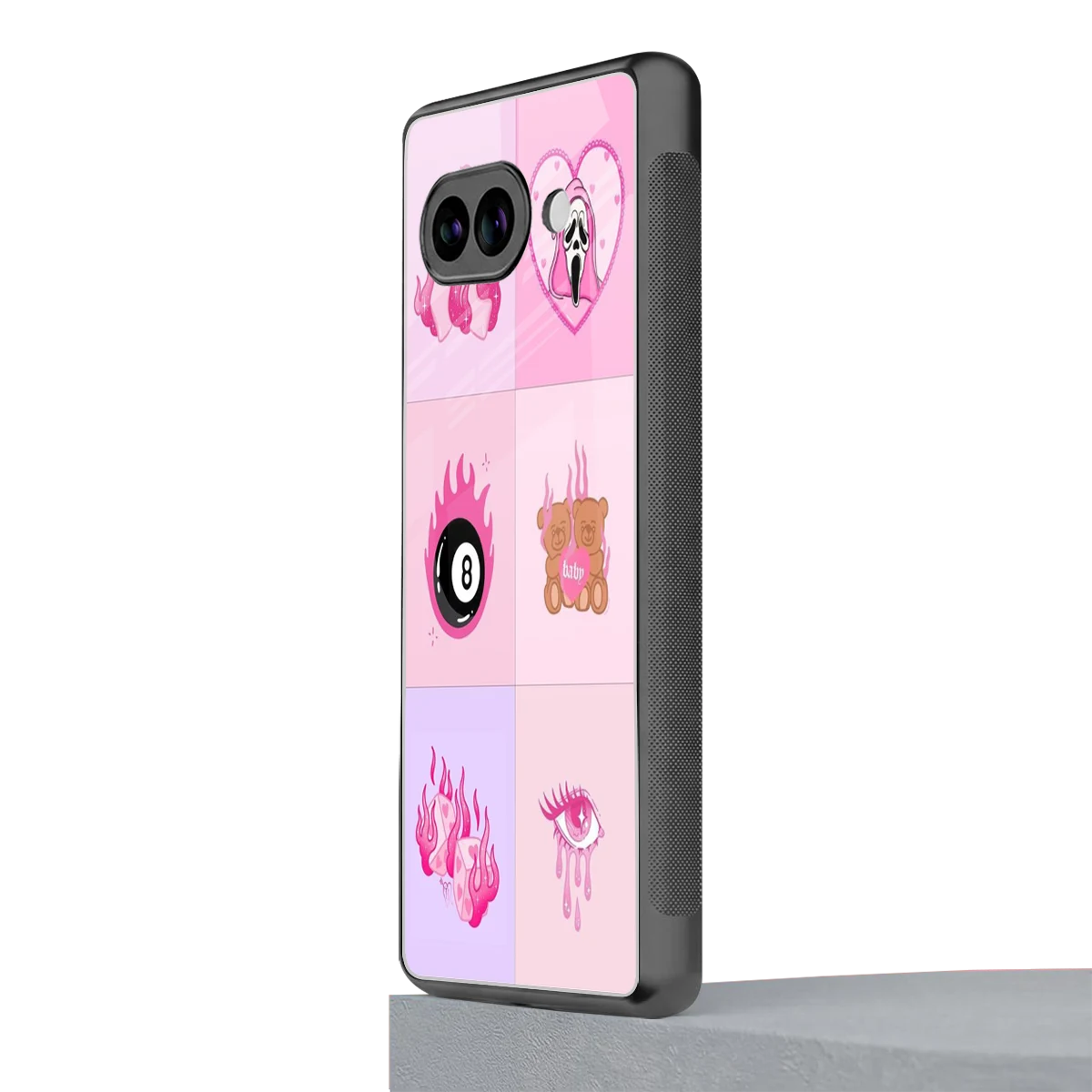 Ghostly Adorable google pixel 10a mobile cover | shockproof glass phone case