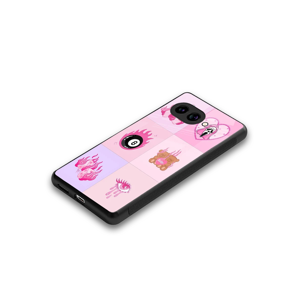 Ghostly Adorable stylish phone case for google pixel 10a | glossy glass and slim fit