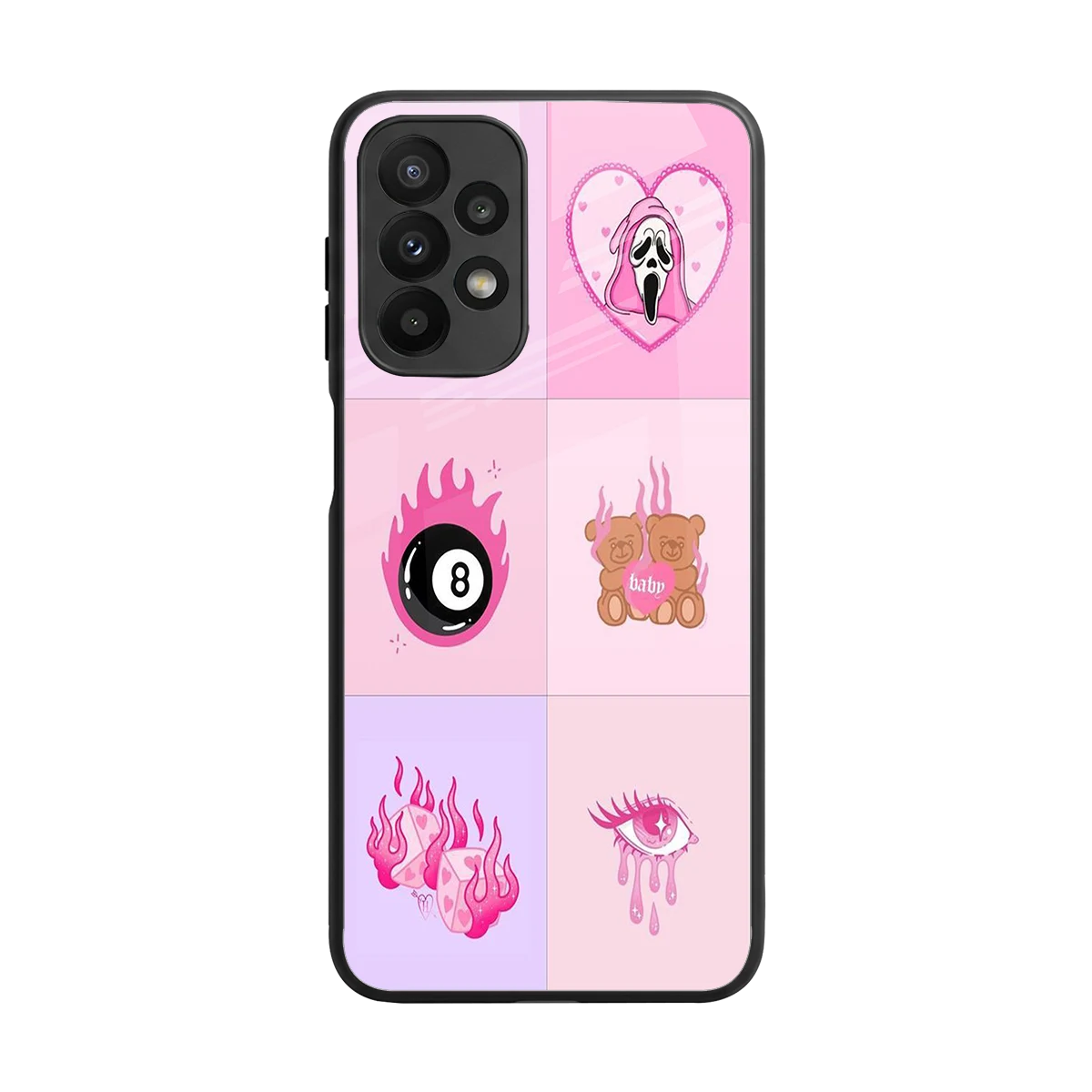 Ghostly Adorable back phone cover | glass case for samsung galaxy a23