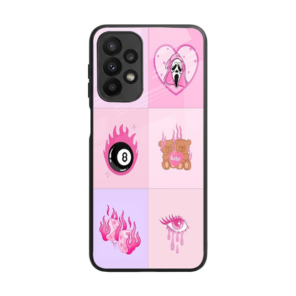 Ghostly Adorable back phone cover | glass case for samsung galaxy a23