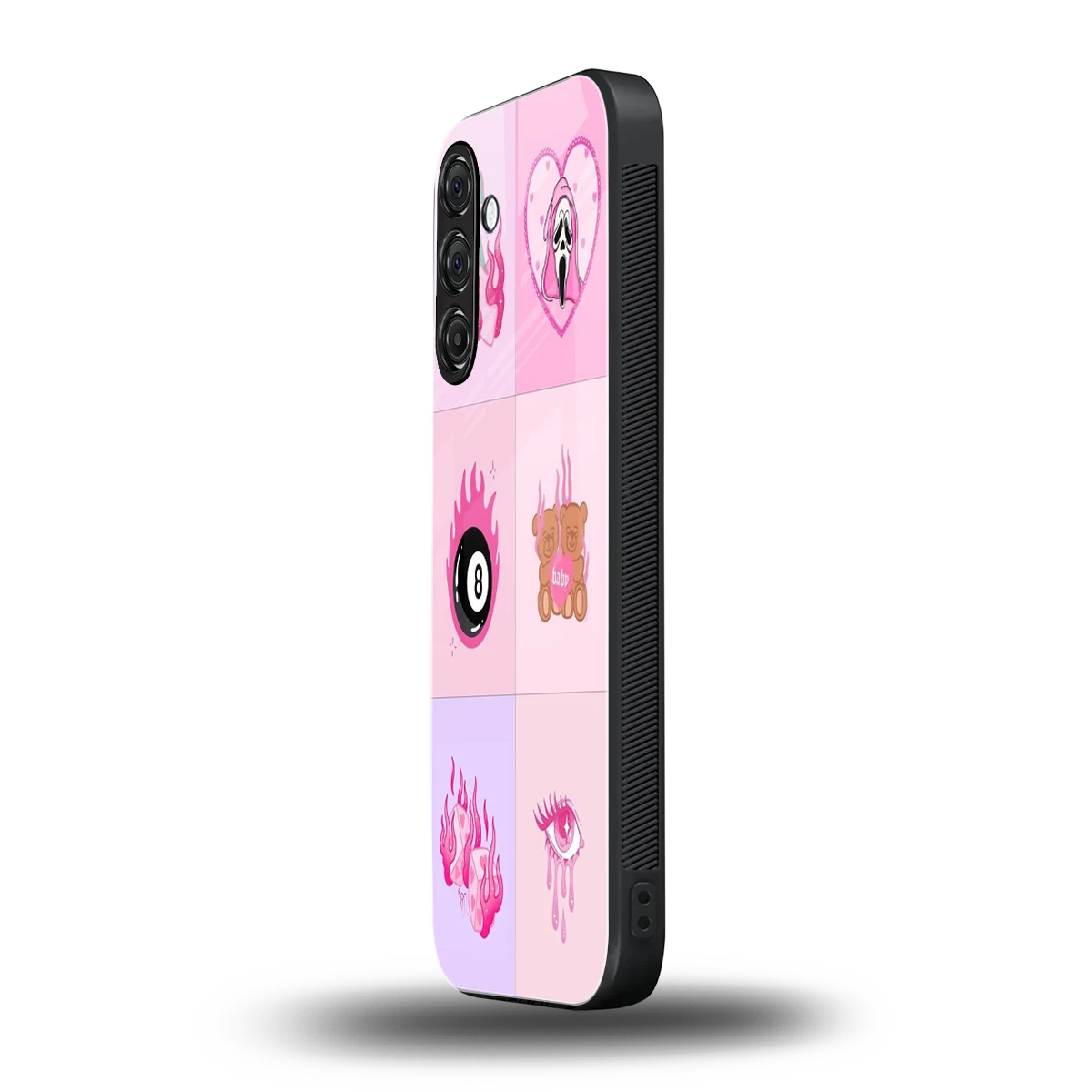 Ghostly Adorable samsung galaxy a55 5g mobile cover | shockproof glass phone case