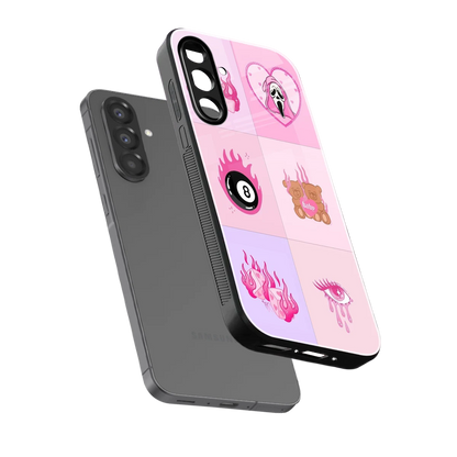 Ghostly Adorable sleek samsung galaxy a36 5g cover with tempered glass back and TPU edges