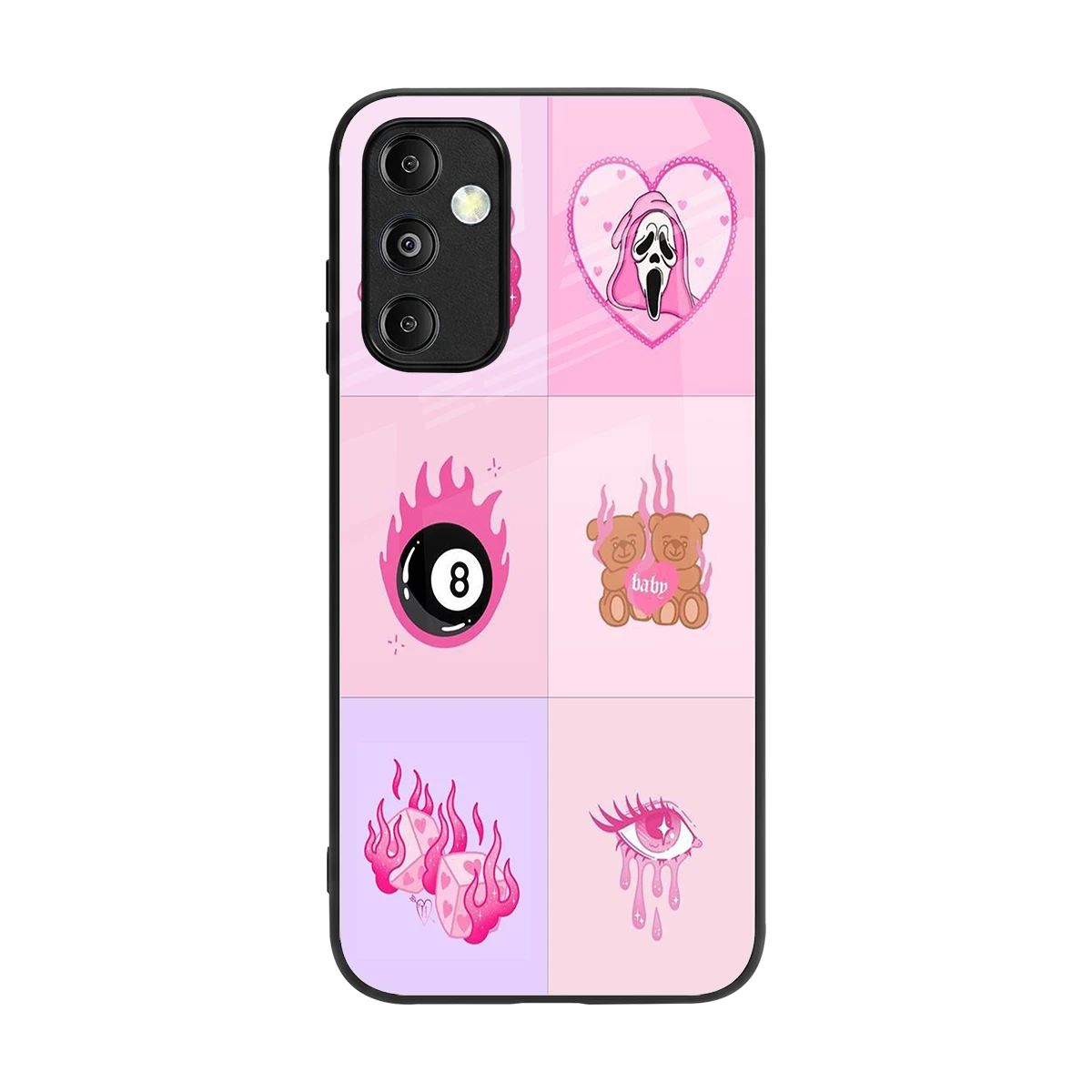 Ghostly Adorable back phone cover | glass case for samsung galaxy m14 5g