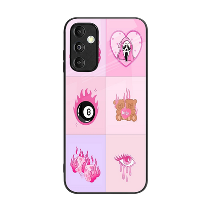 Ghostly Adorable back phone cover | glass case for samsung galaxy m14 5g