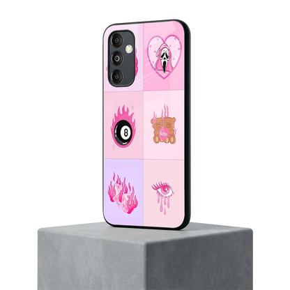 Ghostly Adorable samsung galaxy m14 5g mobile cover | shockproof glass phone case