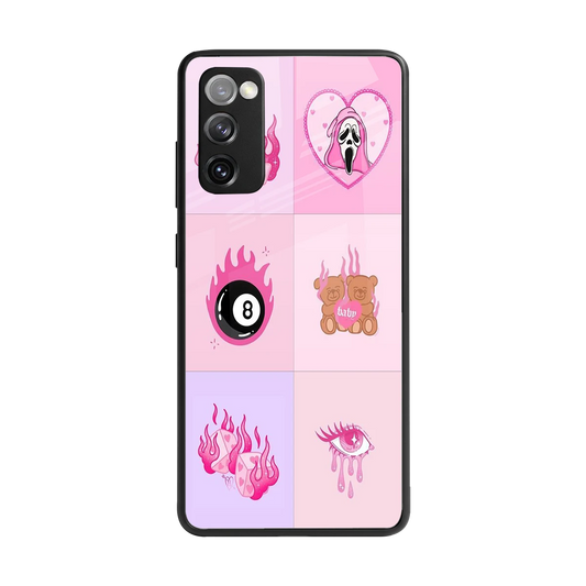 Ghostly Adorable back phone cover | glass case for samsung galaxy s20 fe