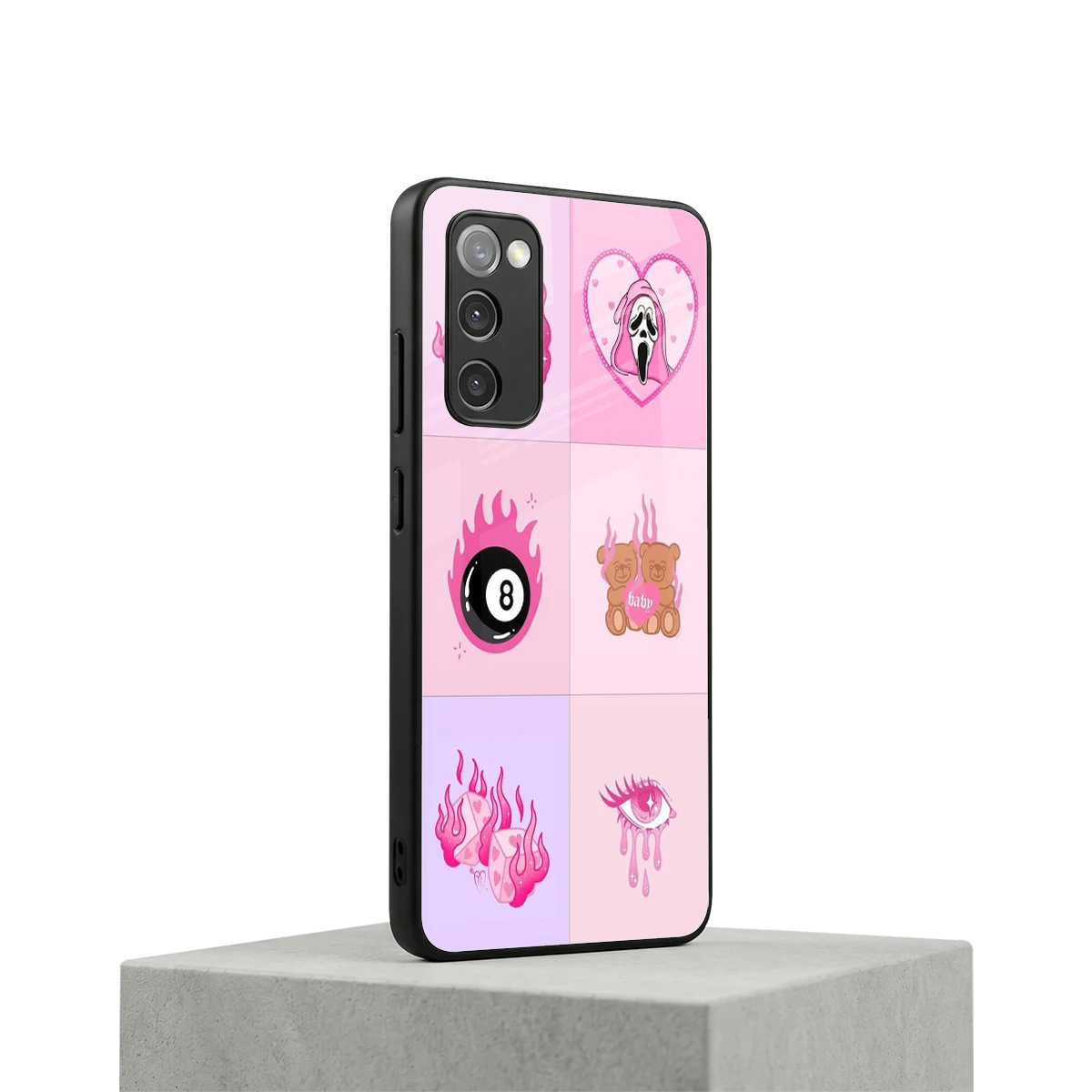 Ghostly Adorable samsung galaxy s20 fe mobile cover | shockproof glass phone case
